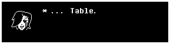 Mettaton: ... Table.